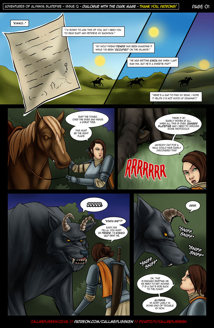 Alynnya Slatefire – Issue 12 – Page 01